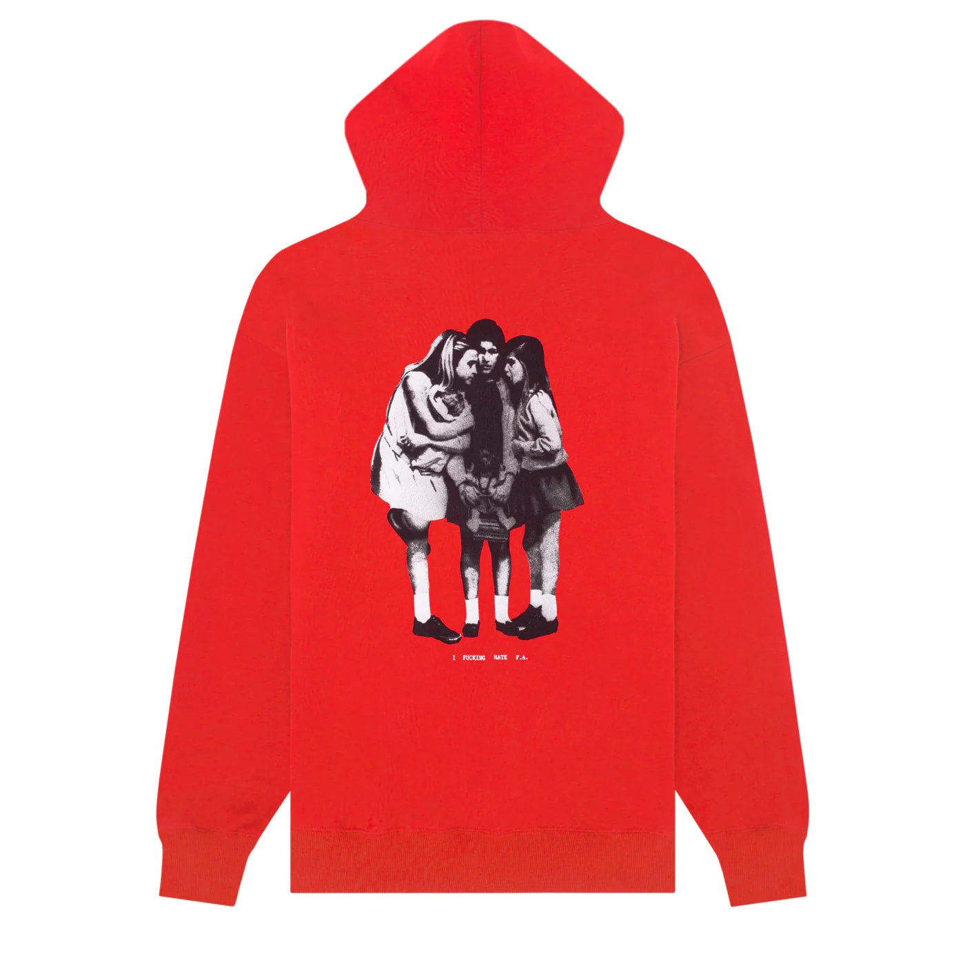 【FUCKING AWESOME】HATE FA HOODIE Fucking Awesome Hate FA Hoodie - Red | Circle-A SAC