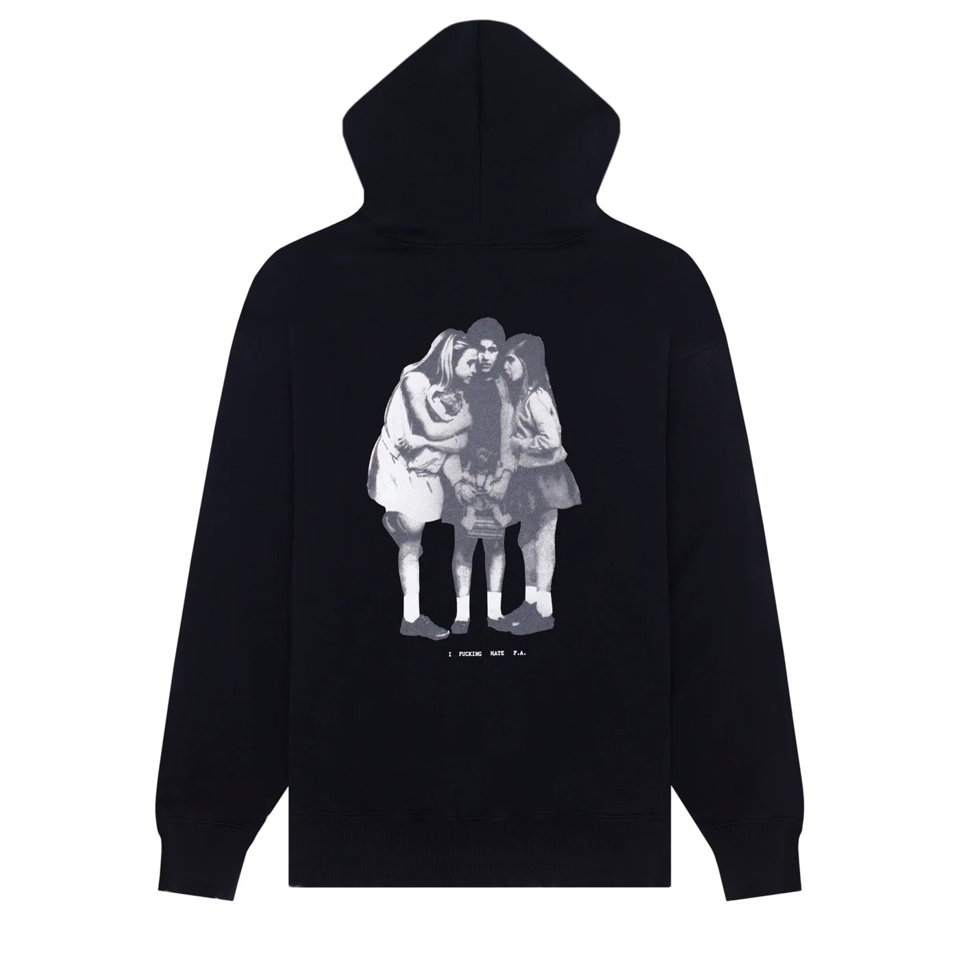 【FUCKING AWESOME】HATE FA HOODIE Fucking Awesome Hate FA Hoodie - Black | Circle-A SAC