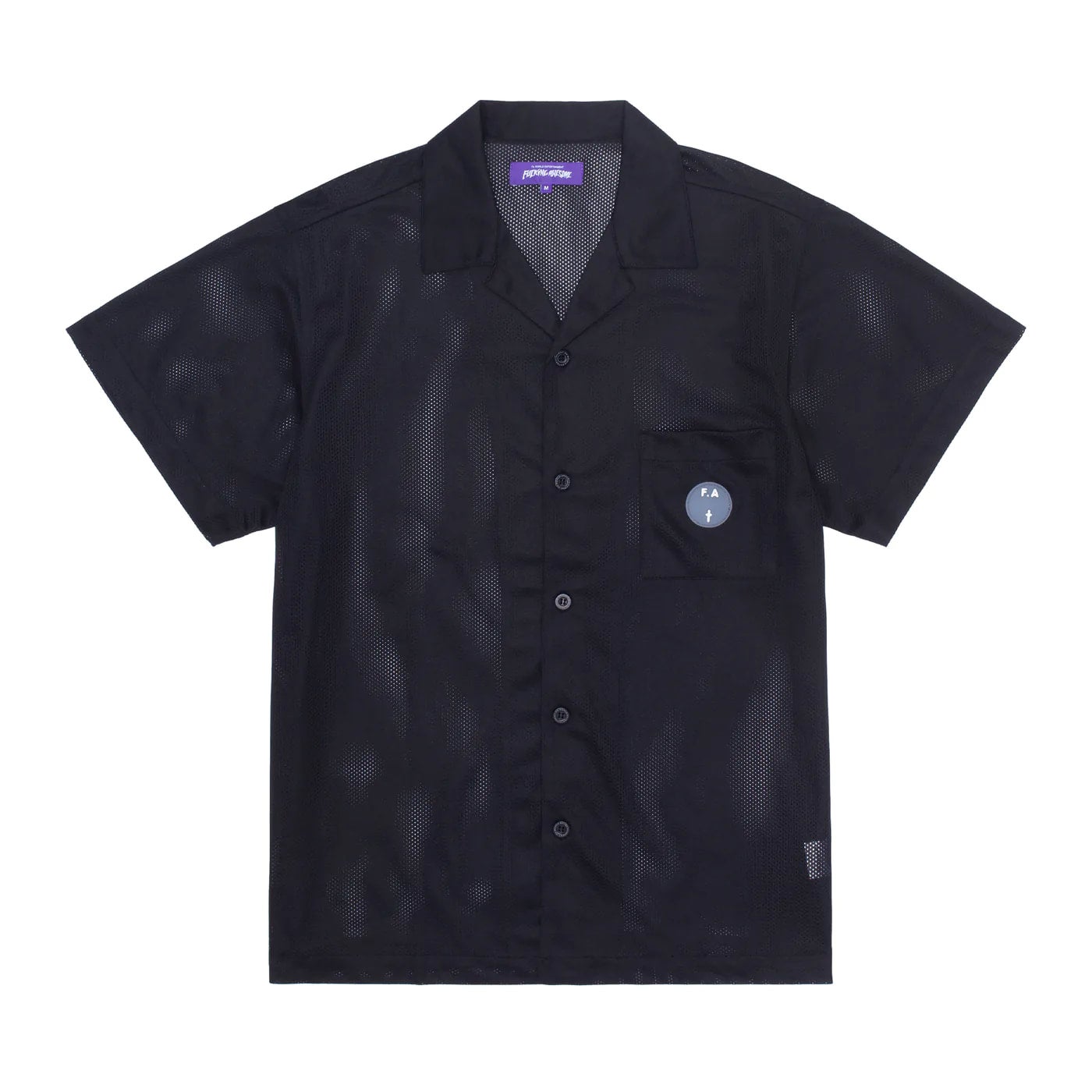 Fucking Awesome Mesh Club Shirt - Black | Circle-A SAC